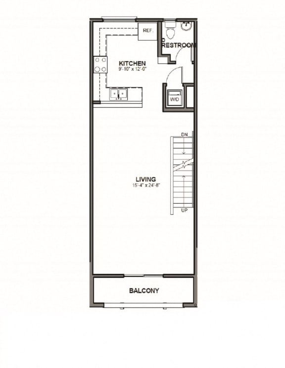 Two Bedroom Townhome. Double Tandem Garage. Large Living Room. Open Floor Plan. Bedrooms on Upper Level.