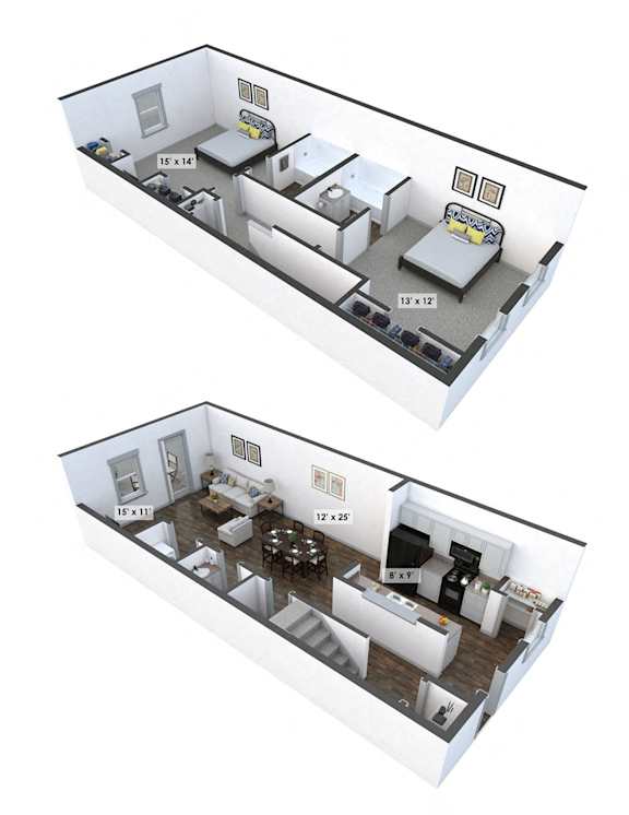 Barrington Townhome at Barrington Apartments, Greenwood, South Carolina
