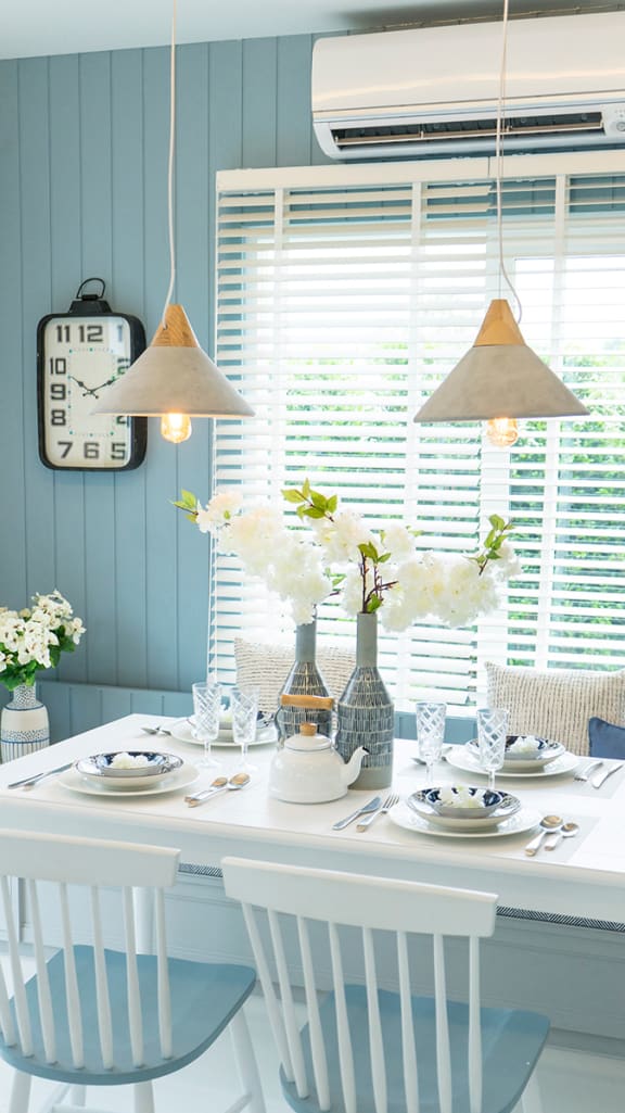 Lifestyle photo of beach themed decor at Sanctuary Cove, North Lauderdale, 33068