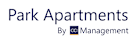 A logo for Park Apartments by CCI Management.
