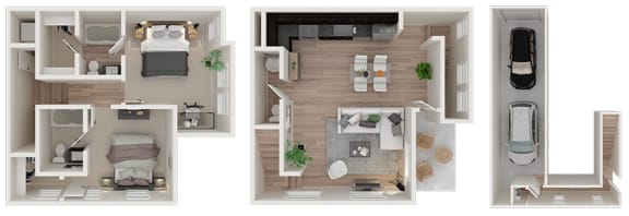 Floor Plan B available at The Village at vintage Ranch | American Canyon, CA 94503