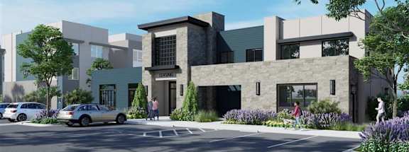 Elegant Exterior View at The Crawford Apartments, Roseville, CA, 95747