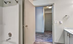Milton Apartments - Autumn Village Apartments - Bathroom and Entryway