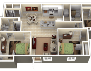 3 bedroom 2 bathroom hollywood, fl apartment