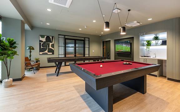 Game Room at Emporium House Apartments, Reading