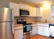 Thumbnail 21 of 22 - apartment kitchen equipped with stainless steel appliances