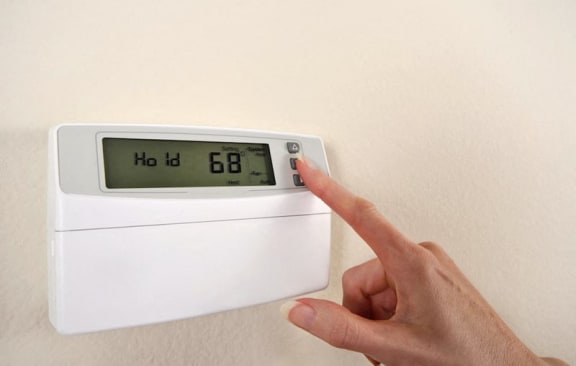 electric thermostat, Legacy Pointe at Poindexter, Columbus, OH