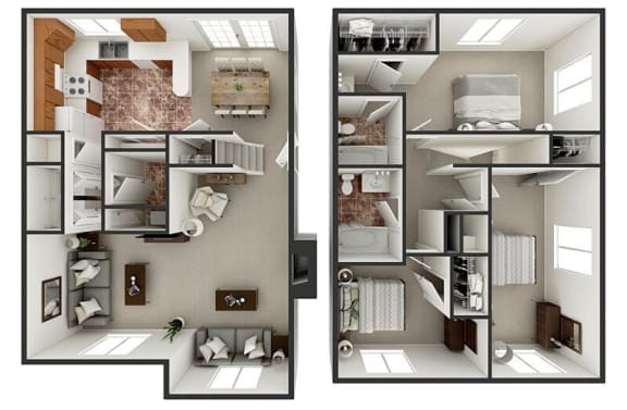 three bedroom townhouse for rent