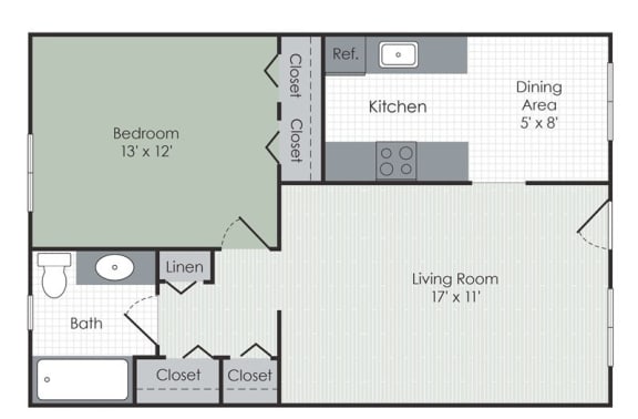 a floor plan of a home