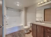Thumbnail 34 of 34 - Bathroom with bath tub at Quilceda Creek, Washington