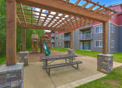 Thumbnail 6 of 16 - Shaded picnic area at THE TIMBERS BY VINTAGE, Arlington