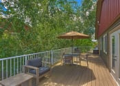 Thumbnail 3 of 16 - Clubhouse patio at THE TIMBERS BY VINTAGE, Arlington, WA 98223