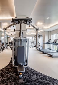 Gym at Quarry at River North Apartments, Indiana 46240