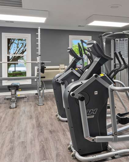 our state of the art gym is fully equipped with free weights and cardio equipment