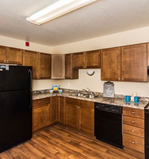 Grand Forks, ND Stanford Court Apartments | Modern Living Room