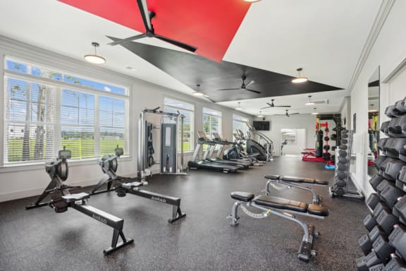the estates green apartments gym