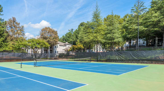 tennis courts at the shallows resort