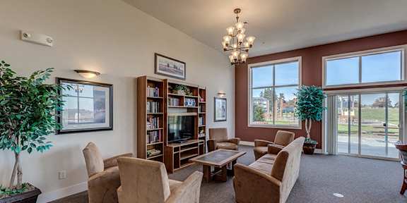 Meeting Room at Elk Creek Apartments in Sequim, WA, 98382