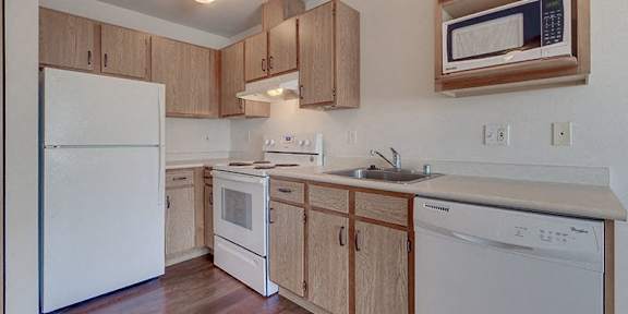 kitchen at HOLLY VILLAGE SENIORS Apartments, Washington, 98204