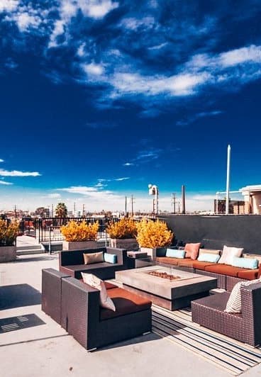 The Studios at NoHo in North Hollywood, California Rooftop Patio