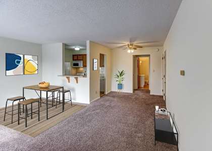 this is a photo of the living room of a 560 square foot, 1 bedroom apartment at