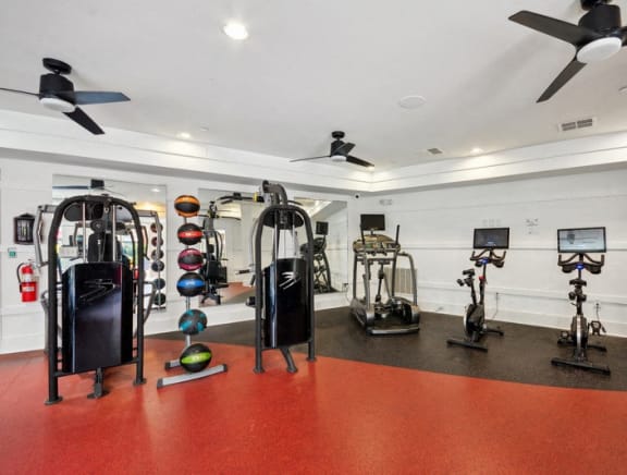 Modern Fitness Center at Link Apartments® Brookstown, Winston Salem, 27101