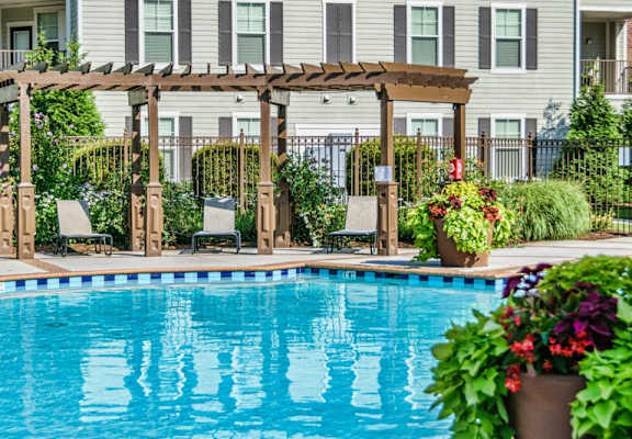 Pool and Cabana at Tapestry Park in Chesapeake, Virginia, 23320