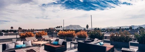 The Studios at NoHo in North Hollywood, California Rooftop Patio with Views