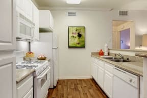 Pet-Friendly Apartments in Rancho Cucamonga CA - Barrington Place Apartments Kitchen