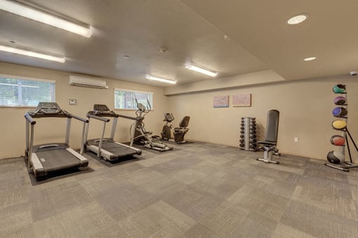 Gym Holly Village Senior Apartments l Everett Washington Apts for rent