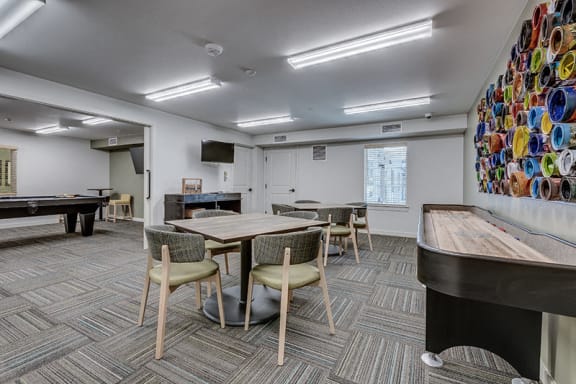 Game Room  and Tables at VINTAGE AT MILL CREEK, Mill Creek, WA, 98012