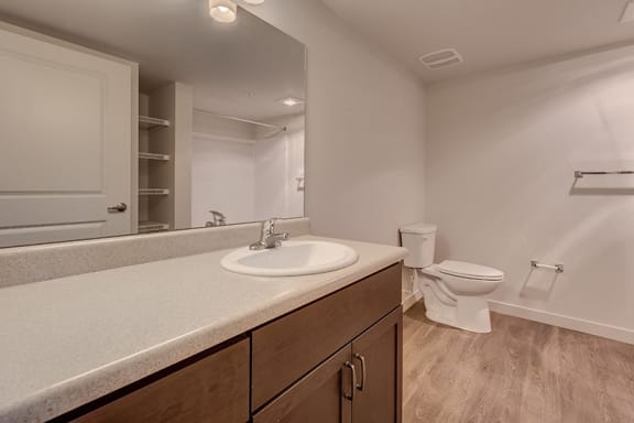 Bathroom area at VINTAGE AT MILL CREEK, Mill Creek, WA, 98012