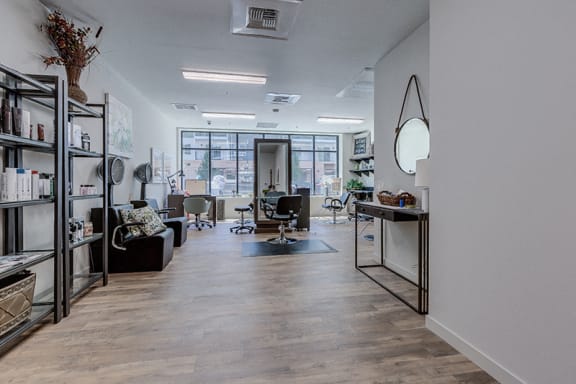 Salon area at VINTAGE AT MILL CREEK, Mill Creek, WA, 98012