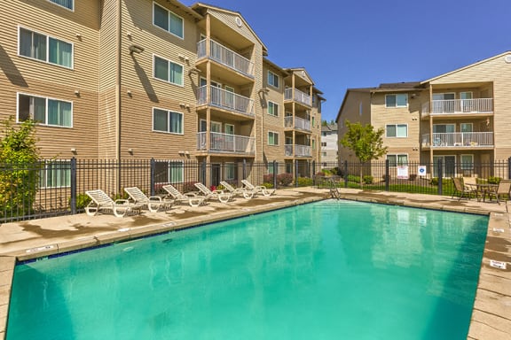 Pool View at FOREST CREEK APARTMENTS, Washington