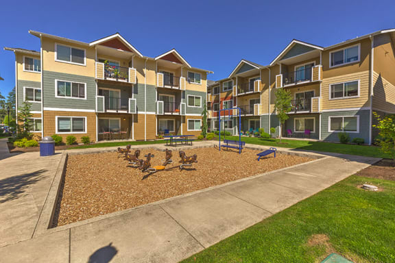 Playground for kids at Quilceda Creek, Marysville, Washington