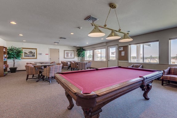 Pool Table in game room at VINTAGE AT CHEHALIS Apartments, Chehalis , WA