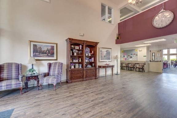 Library room at VINTAGE AT CHEHALIS Apartments, Washington, 98532
