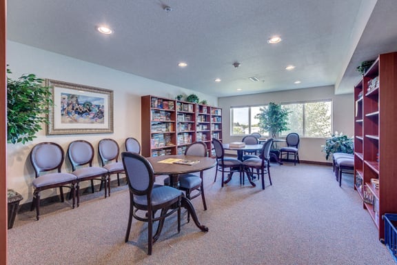 Library area at VINTAGE AT CHEHALIS Apartments, Chehalis 
