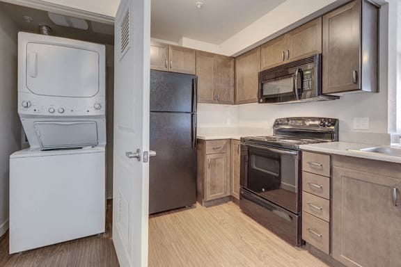 washer and Dryer at VINTAGE AT LAKEWOOD SENIORS Apartments, Washington, 98271
