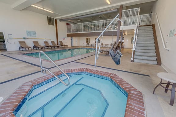 Indoor Pool and Spa at VINTAGE AT SPOKANE, Spokane, 99208