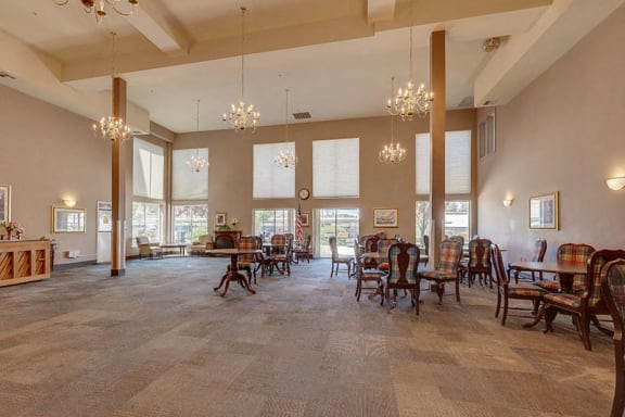 Social Room at VINTAGE AT SPOKANE, Spokane Washington