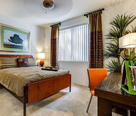 Bedroom at Aldea at Estrella Falls Apartment Homes in Goodyear AZ