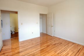 Bedroom with closet