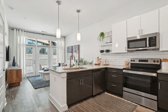 Stunning new apartment exterior  at Link Apartments® Montford, Charlotte, North Carolina
