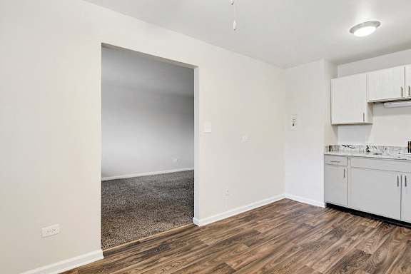 Kitchen Area at Sheridan South Apts, Colorado, 80227