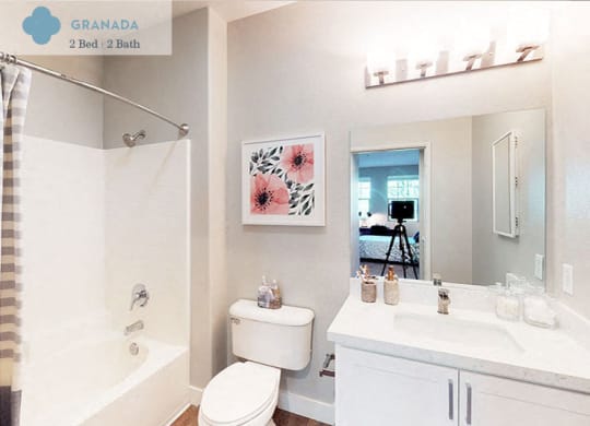 Granada - master bathroom  at Mission Hills, California