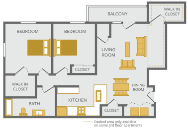 2 bedroom apartment floor plan