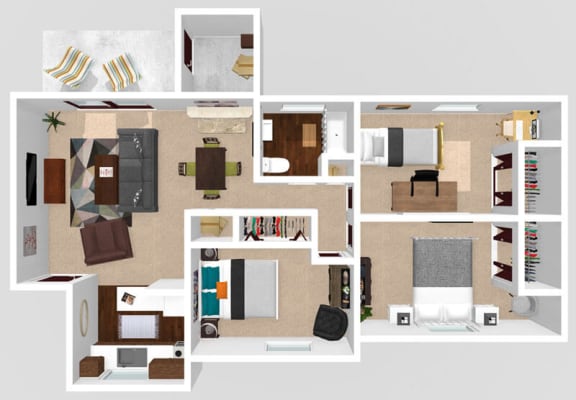 3 bedroom apartment