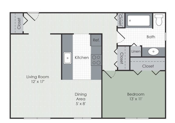 a floor plan of a home