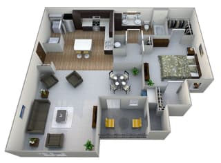 A2  3D Floor Plan